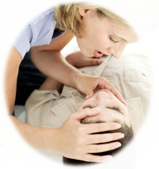 Woman Performs CPR on Child